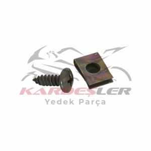 KAPORTA KLİPSİ VE VİDASI [1 PK :100 AD]