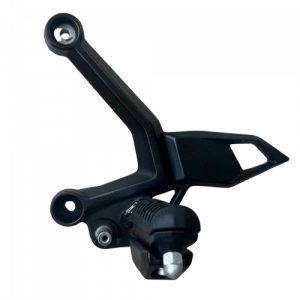 ÖN BASAMAK+BREKETİ SOL SİYAH CF MOTO NK250 [ORJİNAL] E5