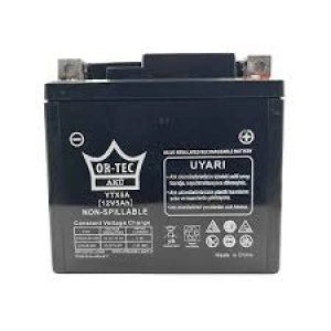 Ortec 12V 5Ah (YTX5A-BS) Motosiklet Aküsü