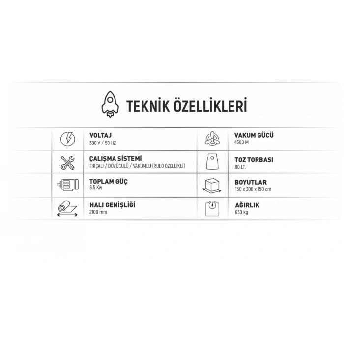 CRF 2100 FR Halı Çırpma Makinası