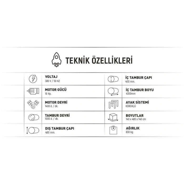 S 4000 K Halı Sıkma ve Kurutma Makinası