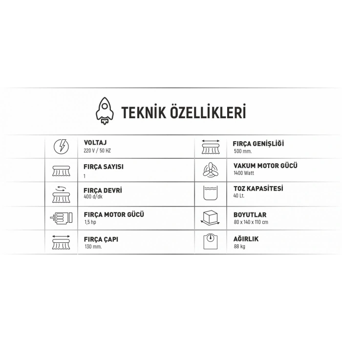 YMT 550 Yürüyen Merdiven Temizlik Makinası