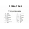 S 2700 ECO Halı Sıkma ve Kurutma Makinası