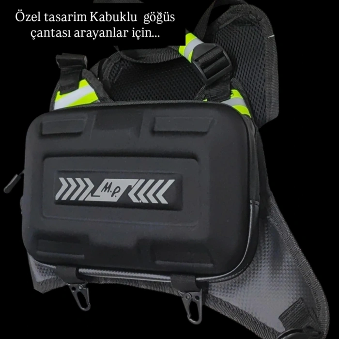 KABUKLU GÖĞÜS ÇANTASI