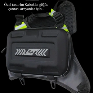 KABUKLU GÖĞÜS ÇANTASI