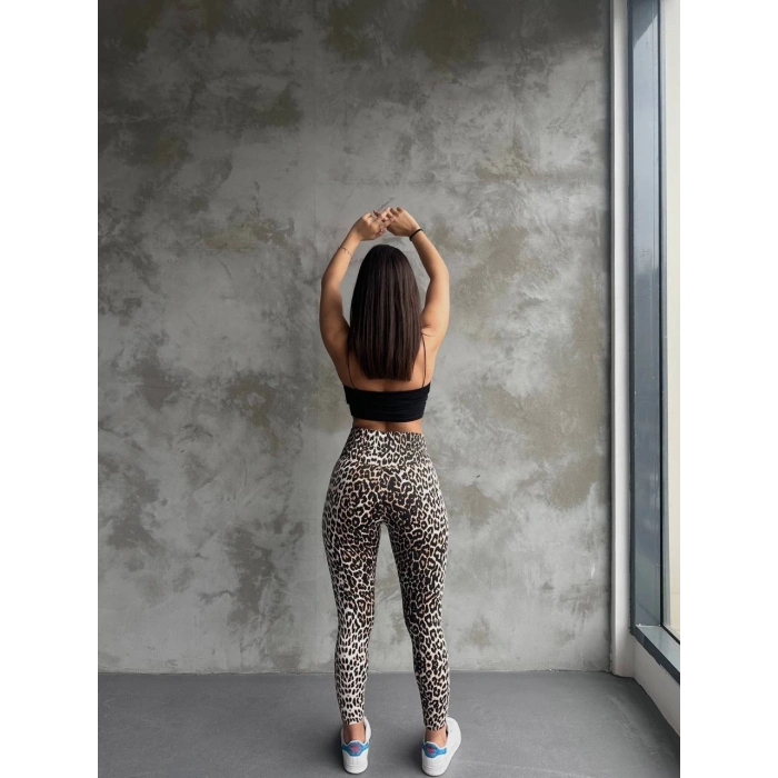 Leopar Desen Jean Tayt