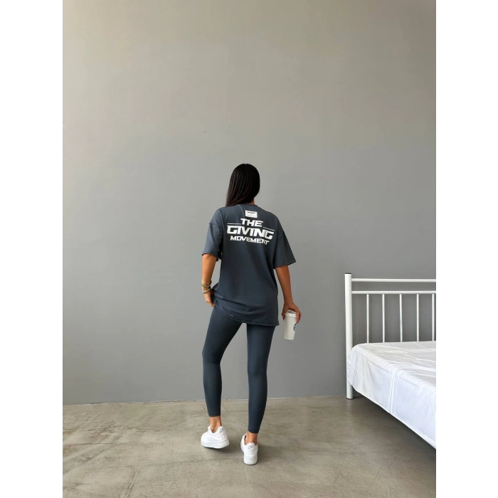 TGM Hoddy Tshirt Tayt Takım