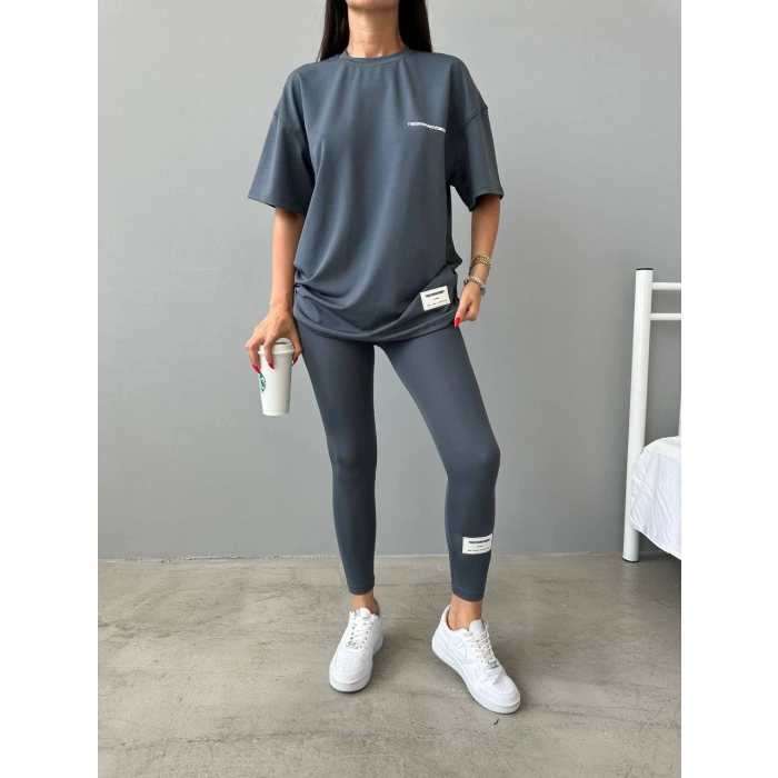 TGM Hoddy Tshirt Tayt Takım