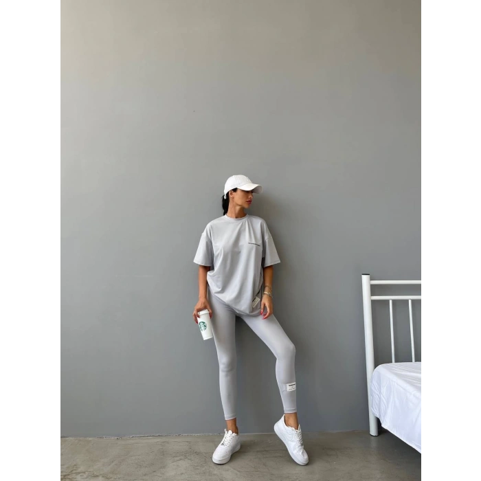 TGM Hoddy Tshirt Tayt Takım