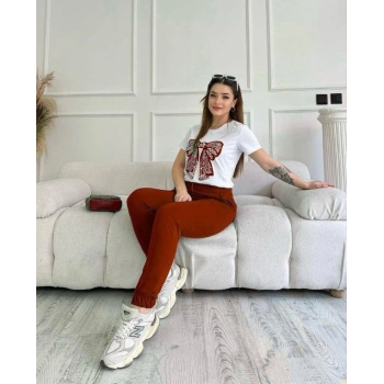 İnci Taş İşlemeli Kurdeleli Takım