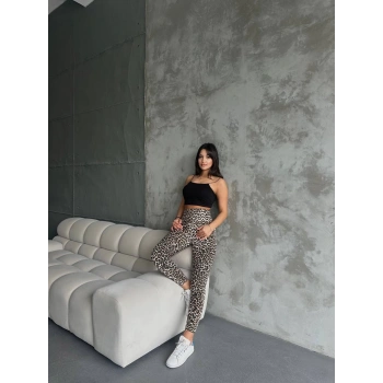 Leopar Desen Jean Tayt