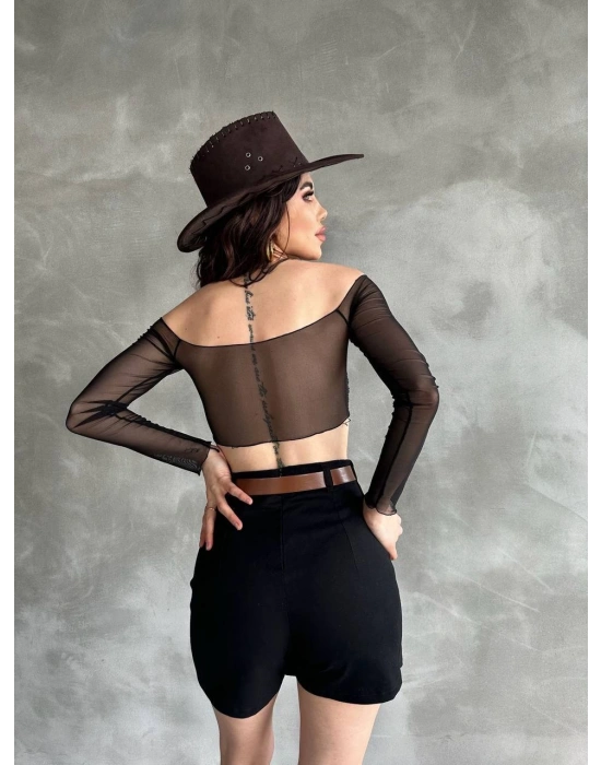 BELİ KEMERLİ ŞORT ETEK