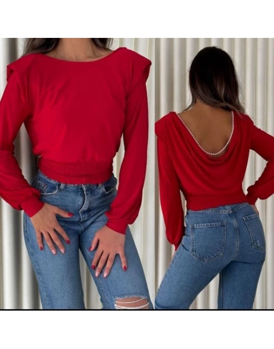 Degaje Sandy Bluz-KIrmızı