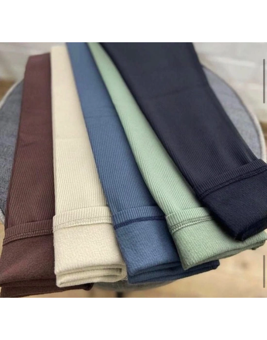 FİTİLLİ ŞARDONLU TAYT-Bej