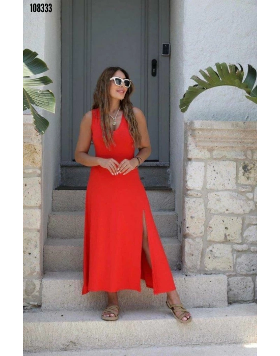 KALIN ASKILI VİSKON PENYE ELBİSE SİYAH