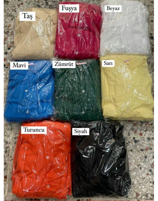 KRİNKIL GÖMLEK TURUNCU