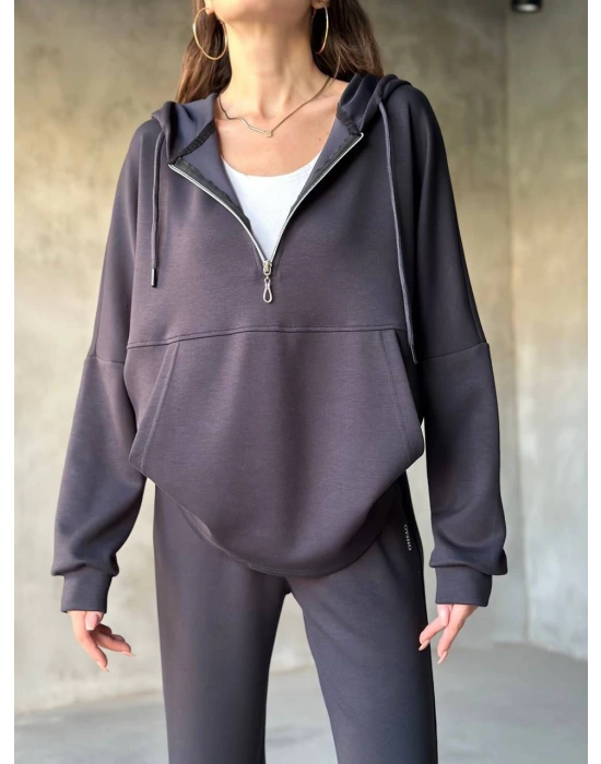 Modal Eşofman Takımı-Füme