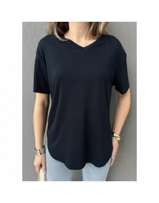 MODAL TİŞÖRT V YAKA FÜME