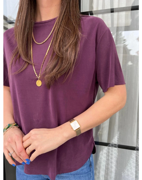 MODAL TİŞÖRT V YAKA MÜRDÜM