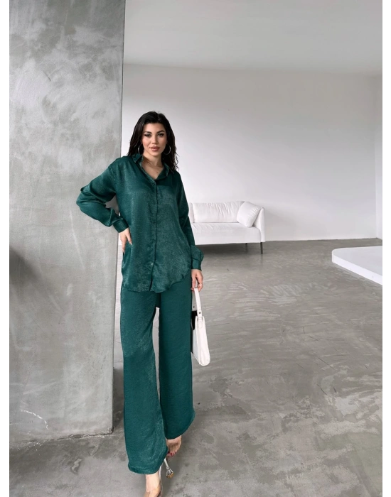 SATEN İKİLİ TAKIM-SİYAH