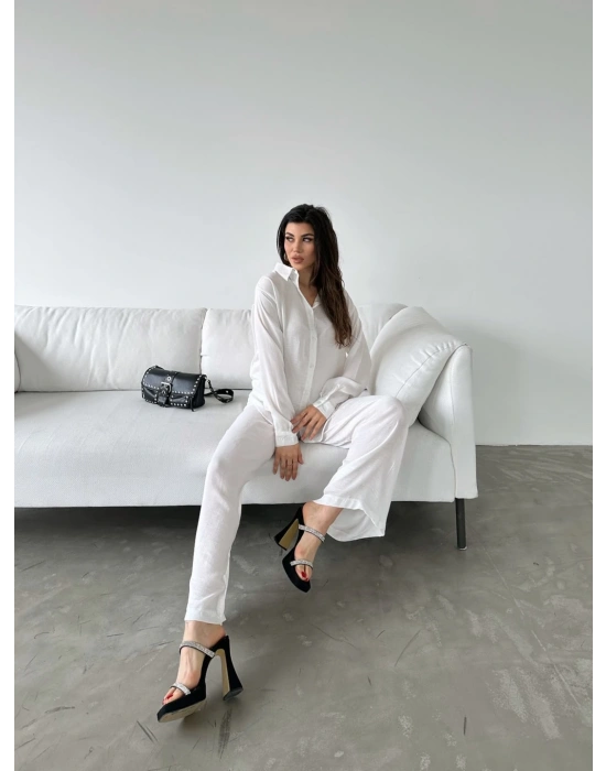 SATEN İKİLİ TAKIM-SİYAH