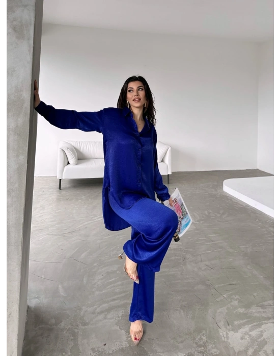 SATEN İKİLİ TAKIM-SİYAH