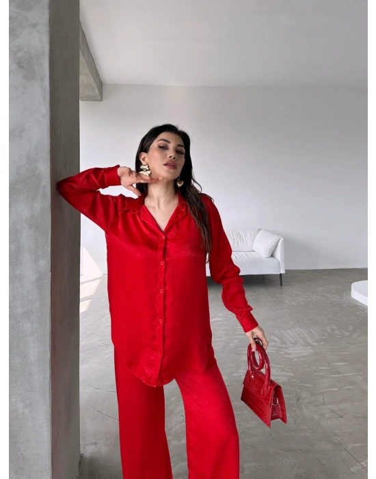 SATEN İKİLİ TAKIM-SİYAH