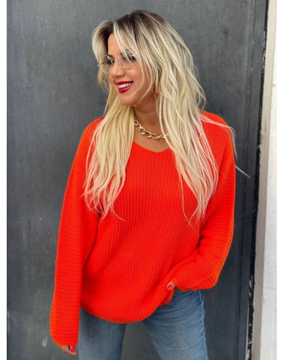 Selanik Örgü Yarasa Kol Kazak Siyah