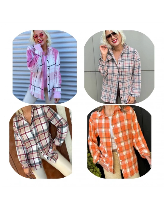 Bberry Desenli Yün Gömlek