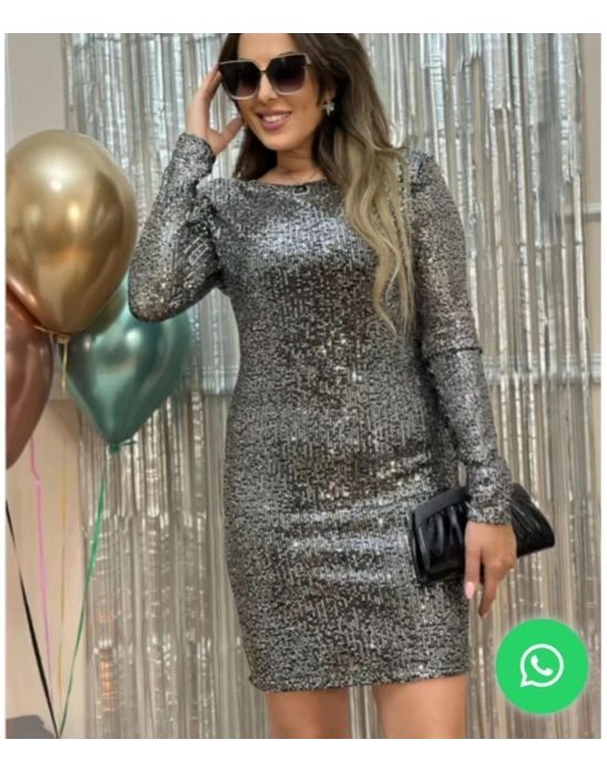 ZR PAYETLİ ASTARLI LİKRALI GECE ELBİSESİ BORDO