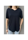 MODAL TİŞÖRT V YAKA KREM