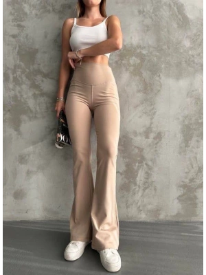 Boru Paça Şardonlu Tayt-Krem