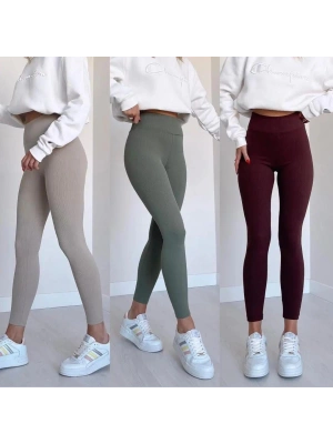 FİTİLLİ ŞARDONLU TAYT-Sİyah