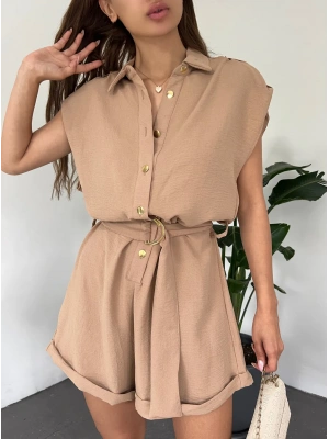 OMUZ APOLETLİ KEMERLİ TULUM-BİSKÜVİ