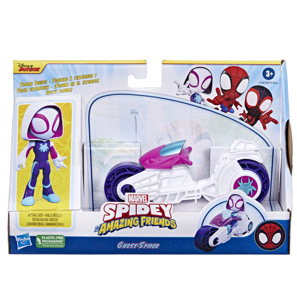 Nessi World F6777 Spidey ve İnanılmaz Arkadaşları - Motorsiklet ve Figür +3 yaş