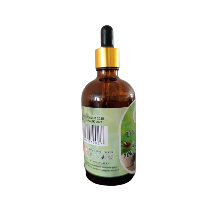 %100 Doğal Soğuk Sıkım Keten Tohumu Yağı – 100 ml | Bitkisel Cilt ve Saç Bakım Yağı