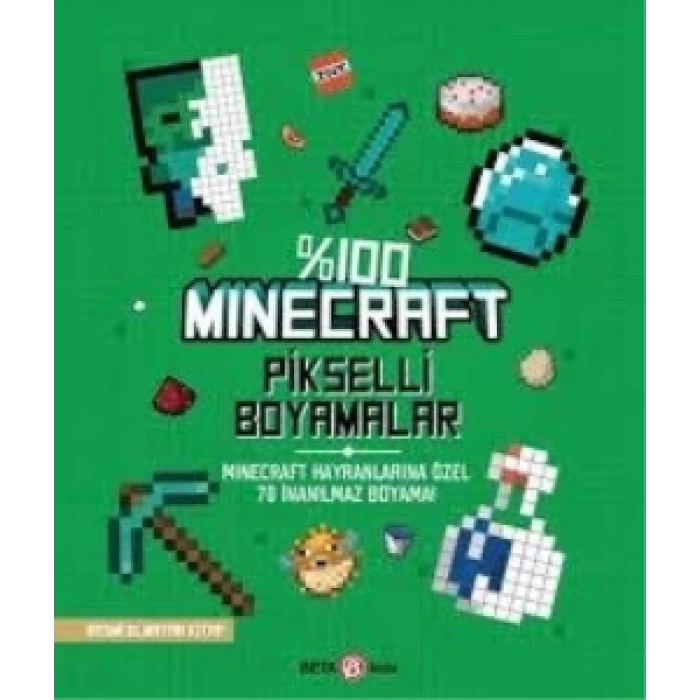 %100 Minecraft Pikselli Boyamalar