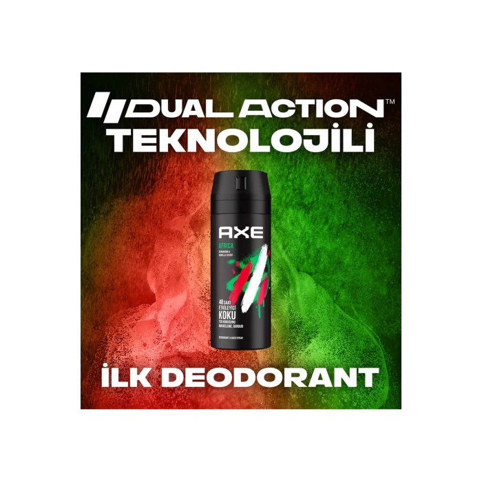 2 Adet Axe Africa Erkek Deodorant Sprey 150 ml