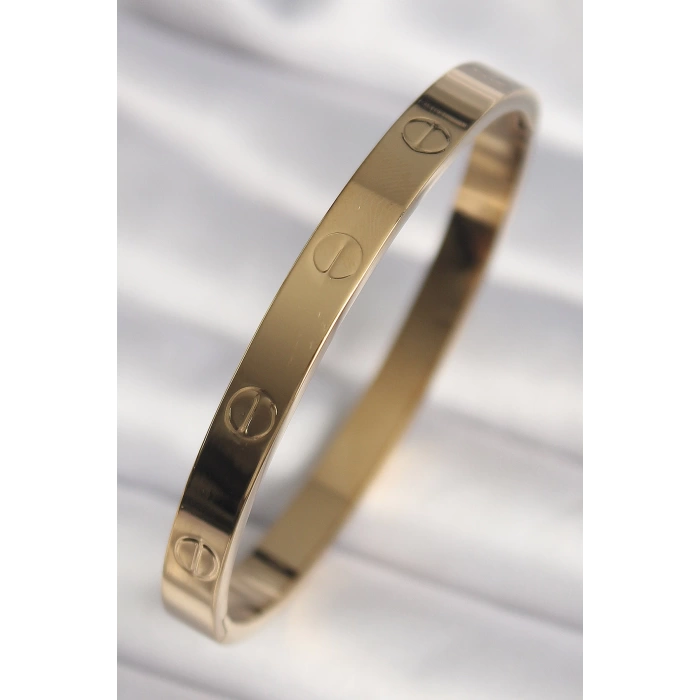 316L Çelik Gold Renk Model Kadın Kelepçe
