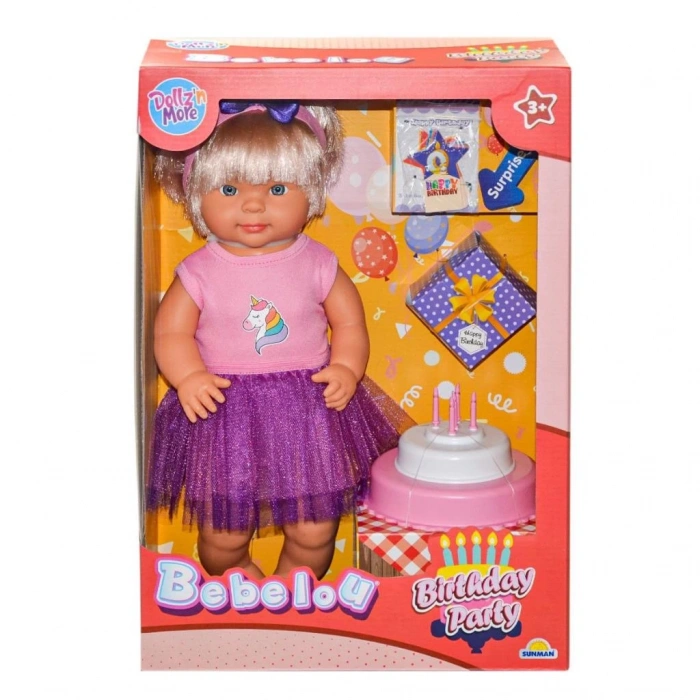 Nessiworld 40021 Bebelou Doğum Günü Bebek 40 cm