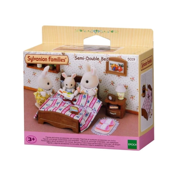 Nessiworld 5019 Sylvanian Families İki Kişilik Yatak Seti figürler ayrı satılır +3 yaş