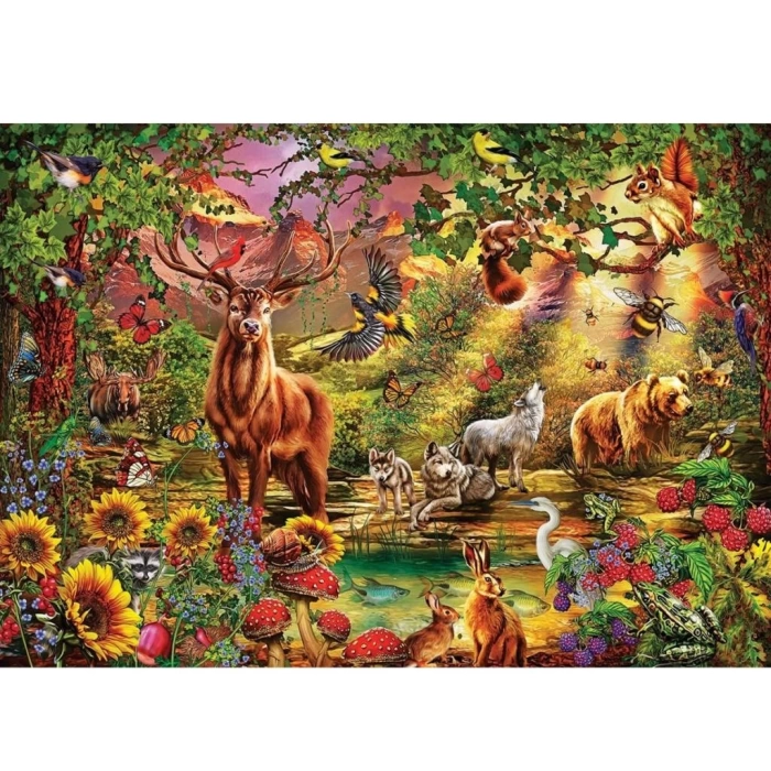 5176 Art Puzzle Büyülü Orman 1000 Parça Puzzle