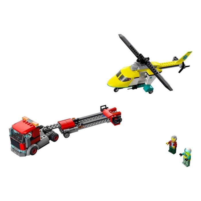 60343 LEGO® City - Kurtarma Helikopteri Nakliyesi 215 parça +5 yaş