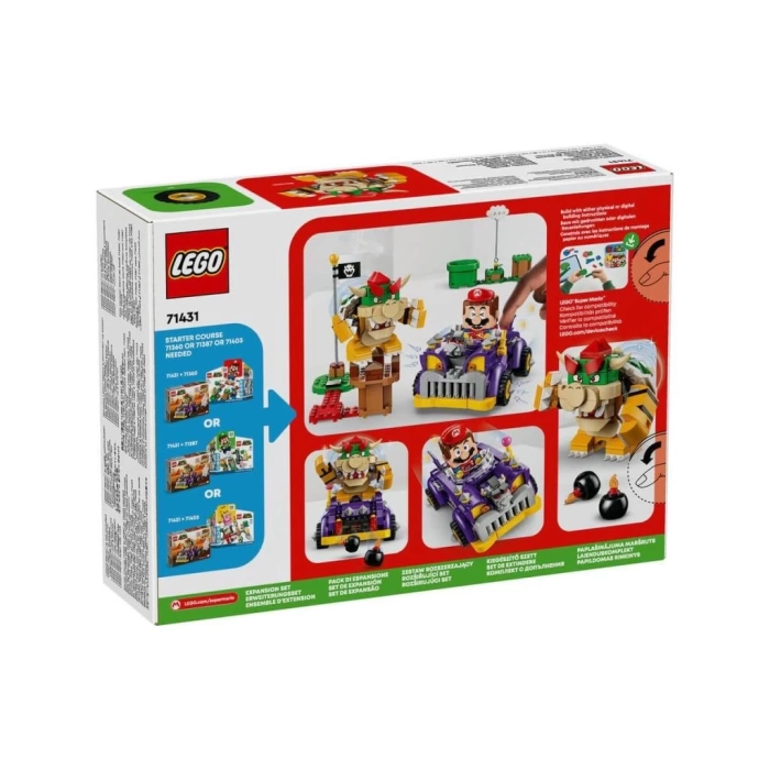 71431 LEGO® Super Mario™ Bowserın Büyük Arabası Ek Macera Seti 458 parça +7 yaş