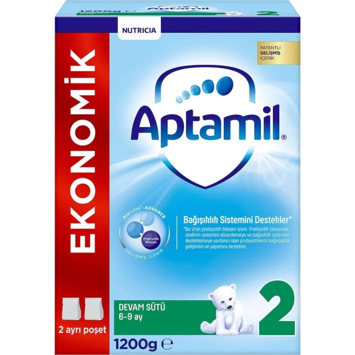 Aptamil Devam Sütü Maması No2 6-9 Ay 1200 Gr