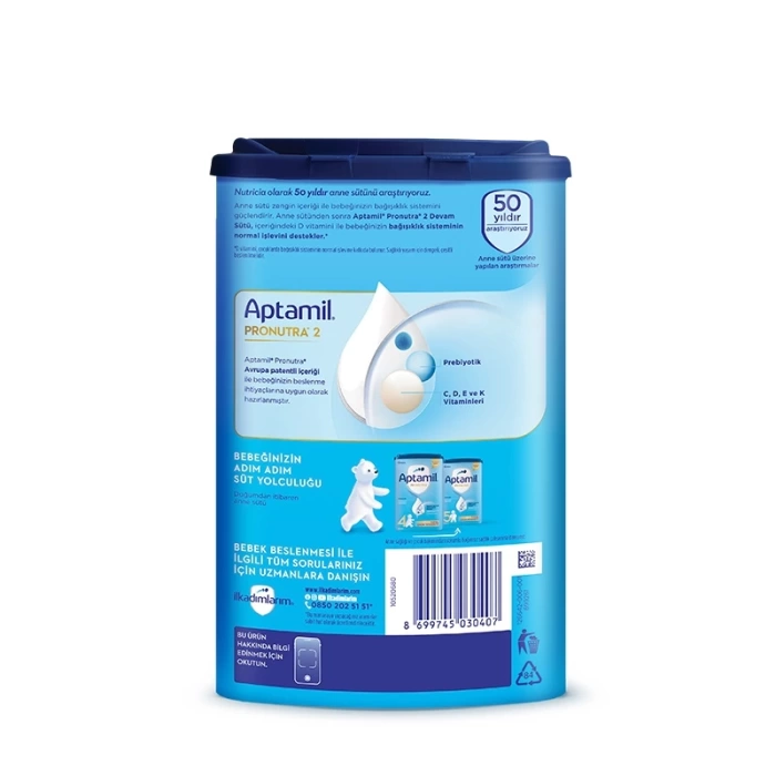 Nessiworld Aptamil Devam Sütü Maması No2 6-9 Ay 800 Gr