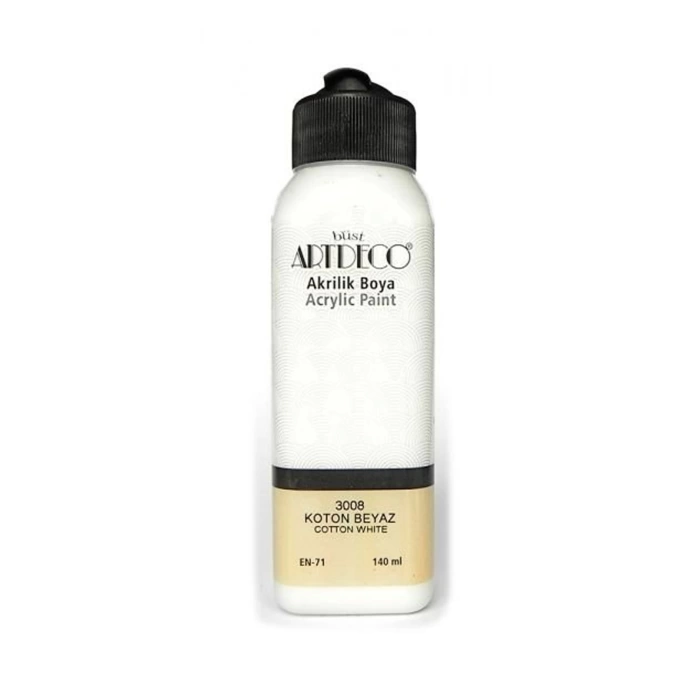 ArtDeco Akrilik Boya 3008 Koton Beyaz 140 Ml