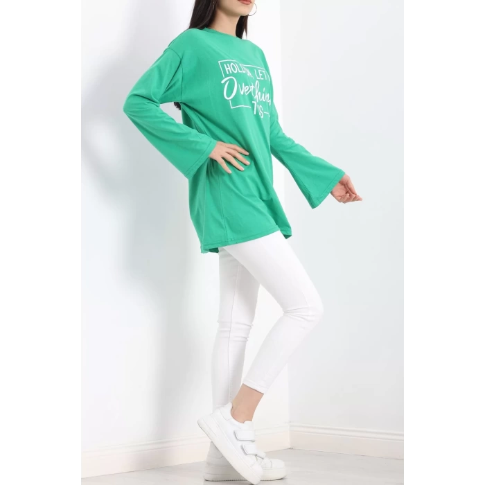 Baskılı Oversize Suprem Tunik Benetton  - 20217.1567.