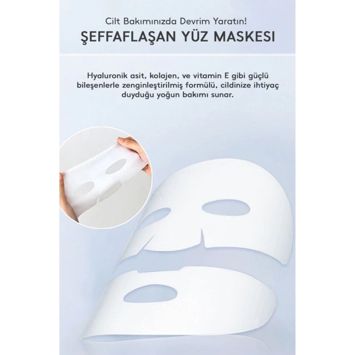 Bio Collagen Real Deep Şeffaflaşan Cilt Maskesi – Nemlendiren, Gözenek Küçülten Ve Onarıcı Yüz Maskesi