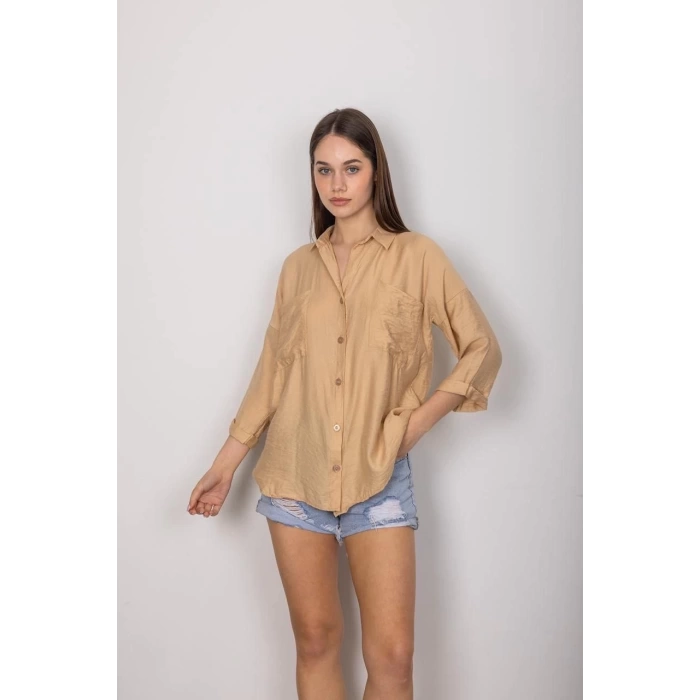 Cepli salaş gömlek t1010